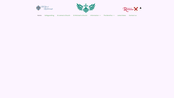 Screenshot of the The Parochial Church Council Of The Ecclesiastical Parish Of St. James, Elmers End, Beckenham website