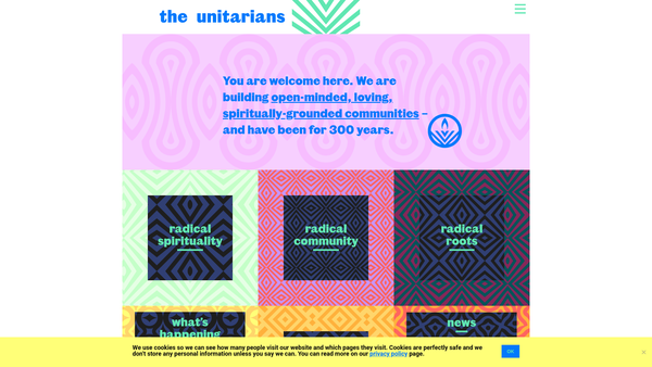Screenshot of the The General Assembly Of Unitarian And Free Christian Churches website