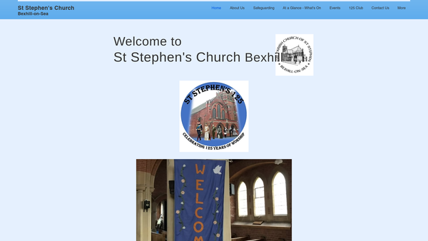 Screenshot of the The Parochial Church Council Of The Ecclesiastical Parish Of St Stephen, Bexhill In The Diocese Of Chichester website