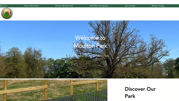 Screenshot of the Moulton Park Committee Lincolnshire website