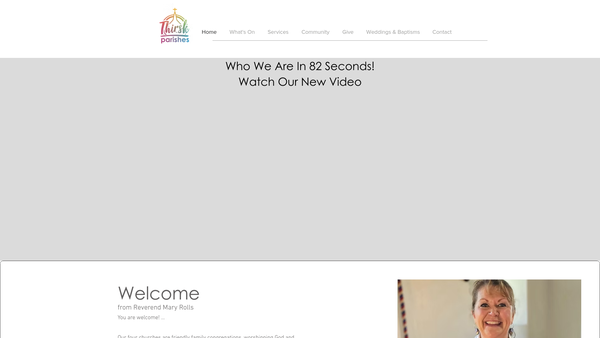 Screenshot of the The Parochial Church Council Of The Ecclesiastical Parish Of Thirsk In The Diocese Of York website