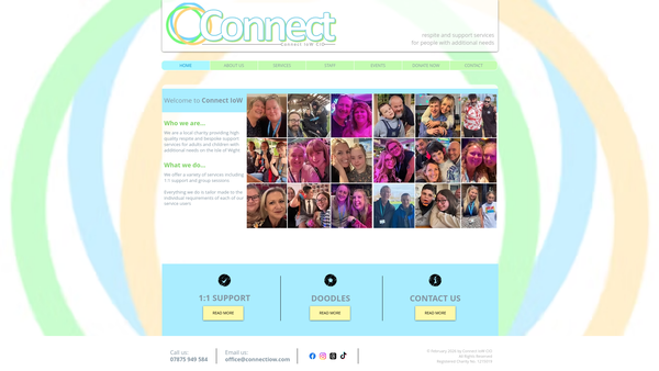 Screenshot of the Connect Iow CIO website