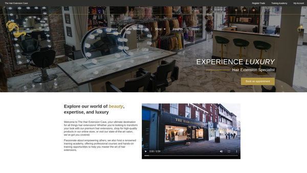 Screenshot of the Octo website