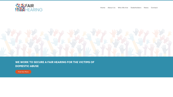 Screenshot of the Fair Hearing website