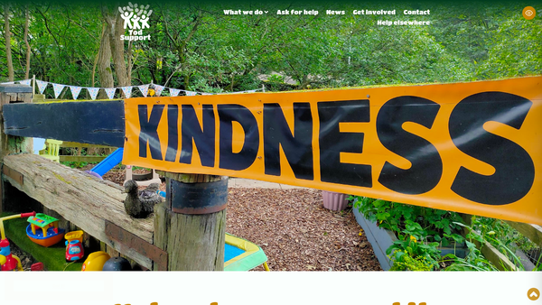 Screenshot of the Tod Support website