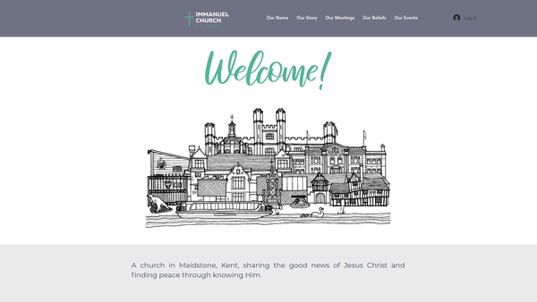 Screenshot of the Immanuel Church Maidstone website