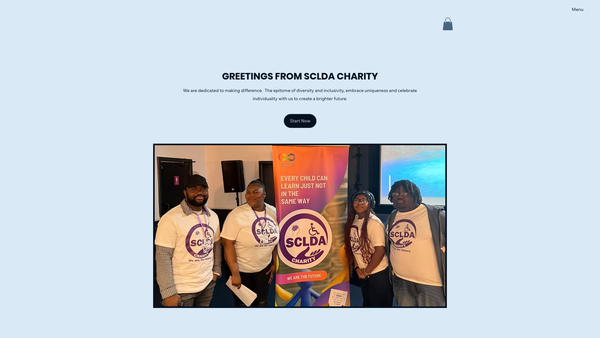 Screenshot of the Support For Children Living With Disabilities And Autism website