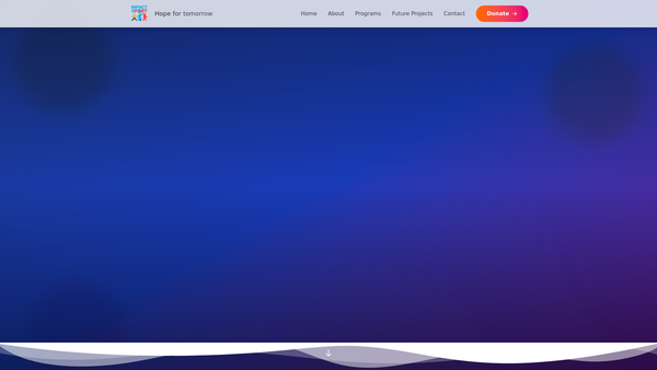 Screenshot of the Impact Sport website