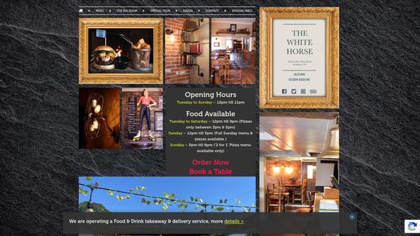 Screenshot of the The White Horse Wishing Well website