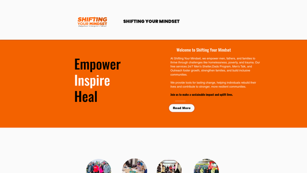 Screenshot of the Shifting Your Mindset website