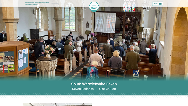 Screenshot of the The Parochial Church Council Of The Ecclesiastical Parish Of St John The Baptist Church Of Cherington With Stourton, In The Diocese Of Coventry website