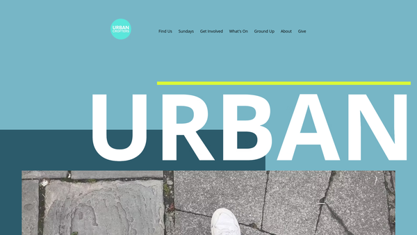 Screenshot of the Urban Crofters CIO website
