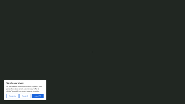 Screenshot of the Shiltons' Silverlining website