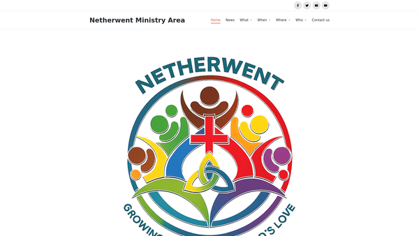 Screenshot of the Netherwent Ministry Area website