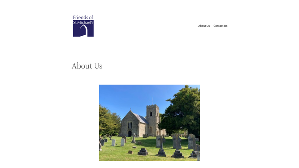 Screenshot of the The Friends Of St Michael And All Angels, Steventon website