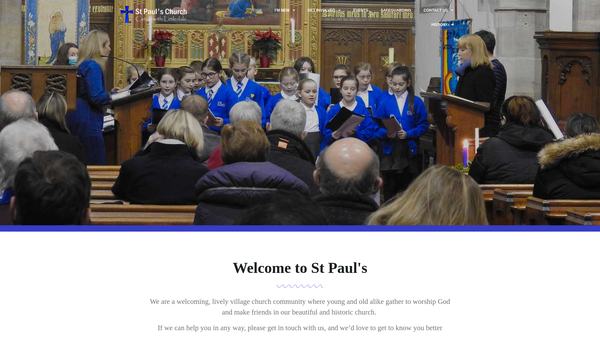 Screenshot of the The Parochial Church Council Of The Ecclesiastical Parish Of St Paul, Caton With Littledale website