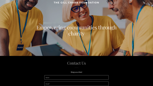 Screenshot of the Gill Crabb Ltd website