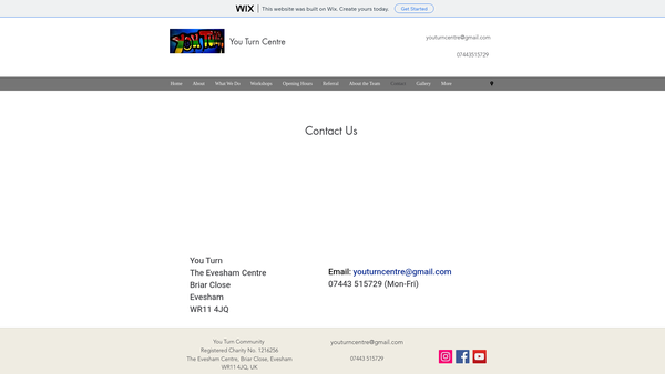 Screenshot of the You Turn Community website
