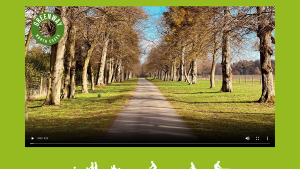 Screenshot of the Greenway North Essex Trust website