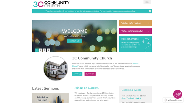 Screenshot of the Tyndale Ministries Cam CIO website