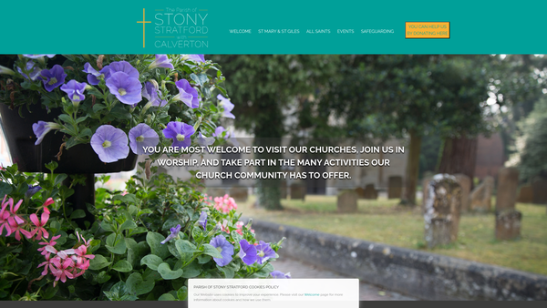 Screenshot of the Pcc Of Stony Stratford With Calverton website