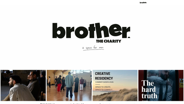 Screenshot of the Brother The Charity website