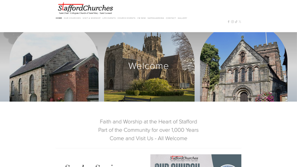 Screenshot of the The Parochial Church Council Of The Ecclesiastical Parish Of Marston Saint Leonard website