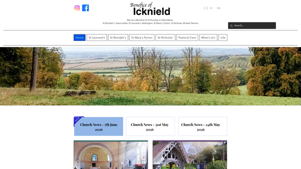 Screenshot of the The Parochial Church Council Of The Ecclesiastical Parish Of Britwell Salome In The Diocese Of Oxford website