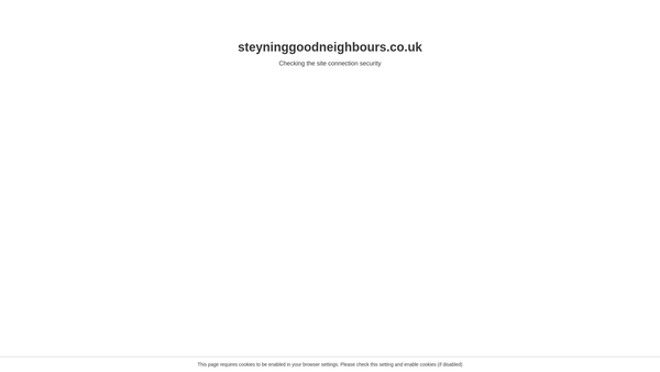 Screenshot of the Steyning And District Good Neighbours Association website