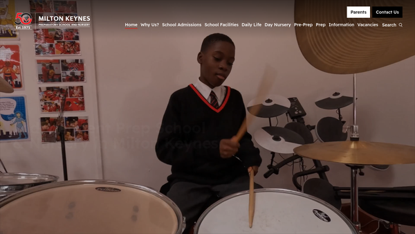 Screenshot of the Mkps Foundation website