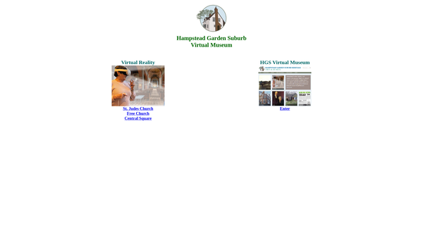 Screenshot of the Hgs Virtual Museum website