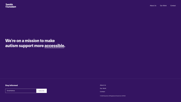 Screenshot of the Speckle website