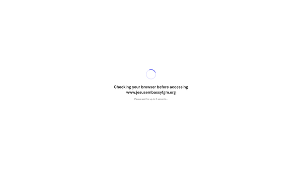 Screenshot of the Fgm (The Force Of Grace Ministry) Jesus Embassy Church website