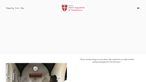 Screenshot of the The Parochial Church Council Of The Ecclesiastical Parish Of St Augustine Highgate website