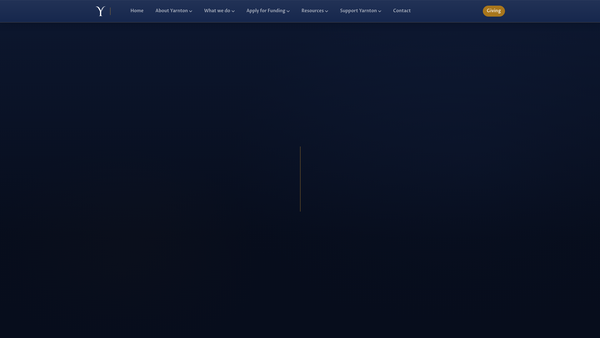 Screenshot of the Yarnton Gospel Workers Trust website