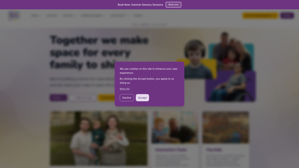 Screenshot of the Noa's Place CIO website