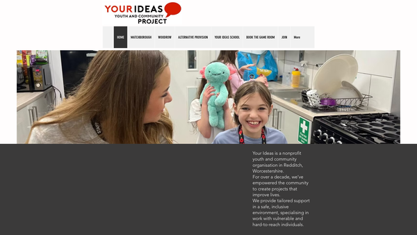 Screenshot of the Your Ideas Ltd website