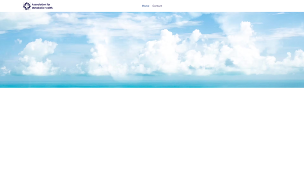 Screenshot of the Association For Metabolic Health website