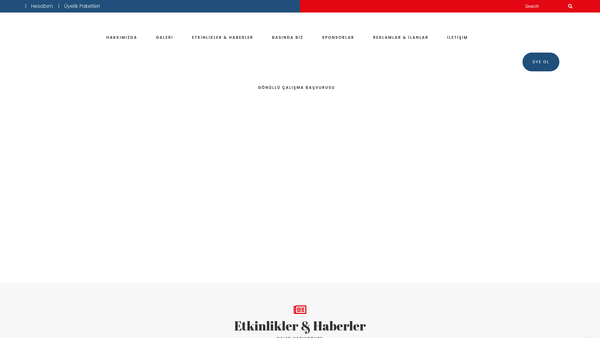 Screenshot of the London Turkish Community website