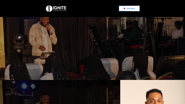 Screenshot of the Ignite Generation website
