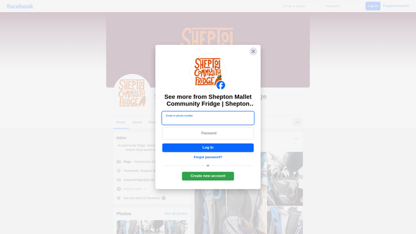 Screenshot of the Shepton Waste Action Group website