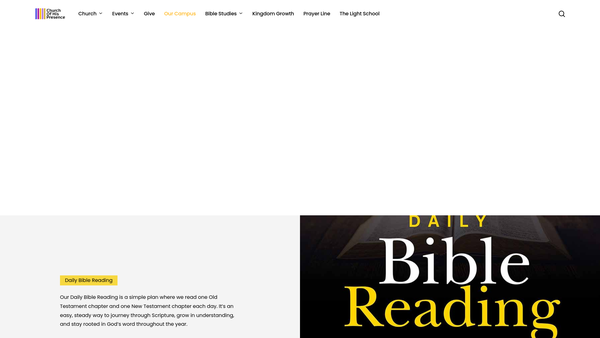 Screenshot of the The Peace Movement website