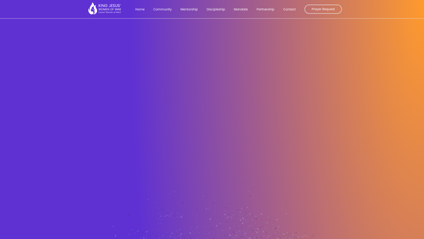 Screenshot of the Jesus' Women Of War website