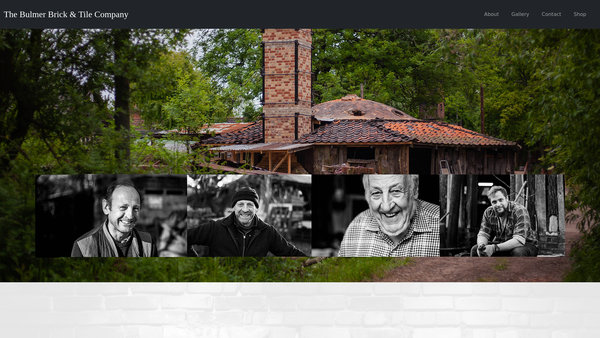 Screenshot of the Bulmer Brick And Tile Foundation website