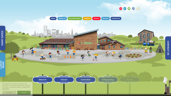 Screenshot of the Friends Of Even Swindon Primary School website