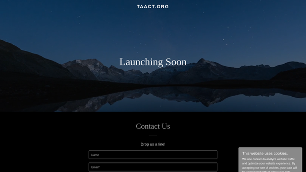 Screenshot of the Taking Action Against Childhood Trauma (Taact) website