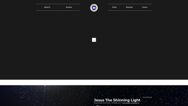 Screenshot of the The Redeemed Christian Church Of God Possibility Arena Plymouth website