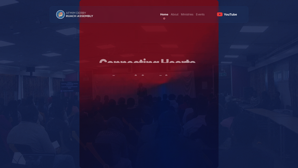 Screenshot of the Afm Im UK Derby Ruach Assembly website