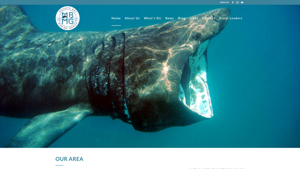 Screenshot of the Mount's Bay Marine Group website