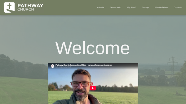 Screenshot of the Pathway Church Purton website
